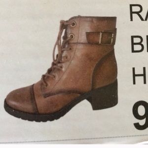 Rampage brown combat boots